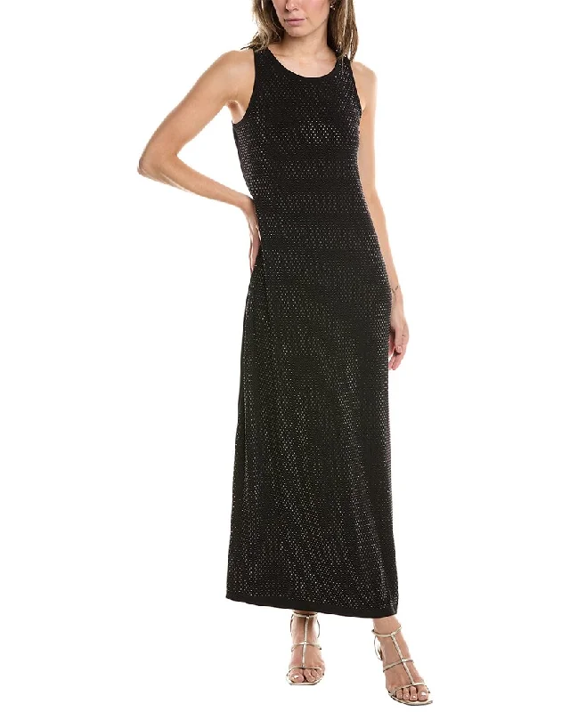 Vince Camuto Keyhole Back Maxi Dress Trendy Off-Shoulder Ruffle Maxi Dress