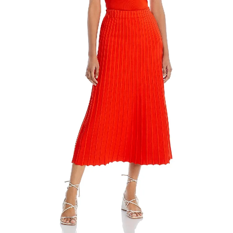 By Malene Birger Womens Idris Ribbed  A-Line Skirt