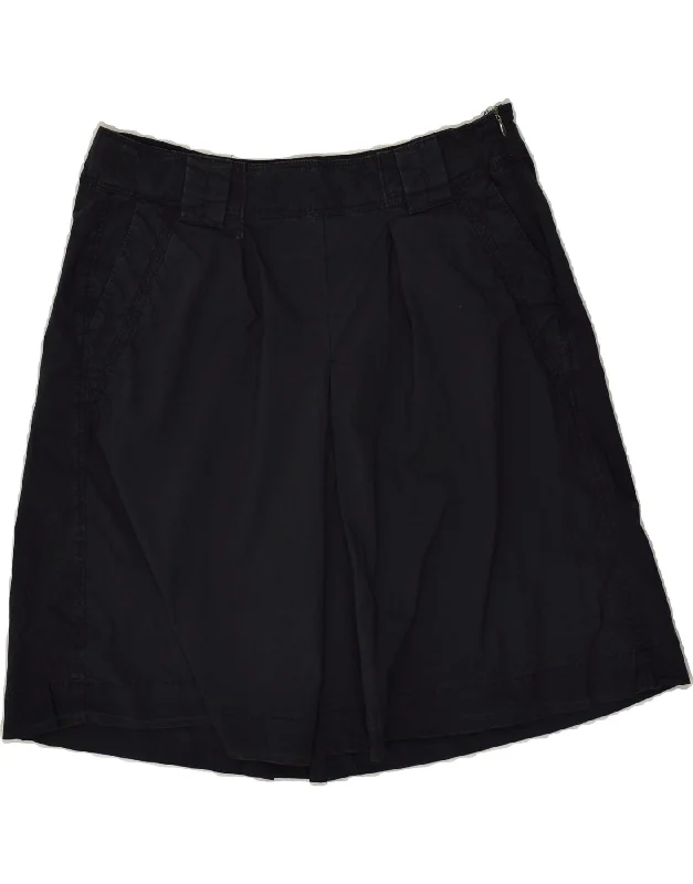 MURPHY & NYE Womens Straight Skirt W32 Large  Black Cotton