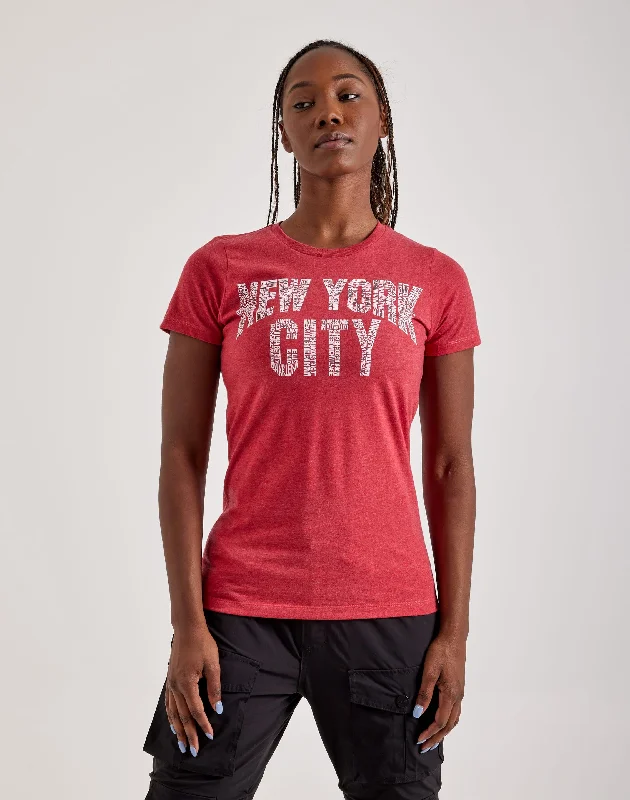 LA Pop Art Word Art New York City Tee