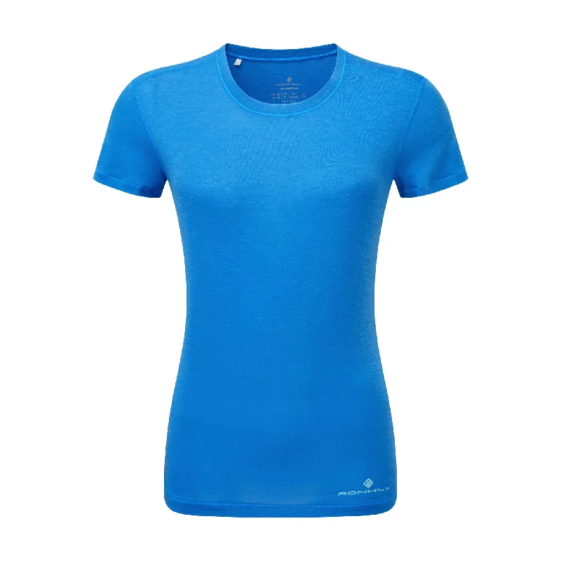 Ronhill | Women's Tech Tencel S/S Tee - Electric Blue Marl