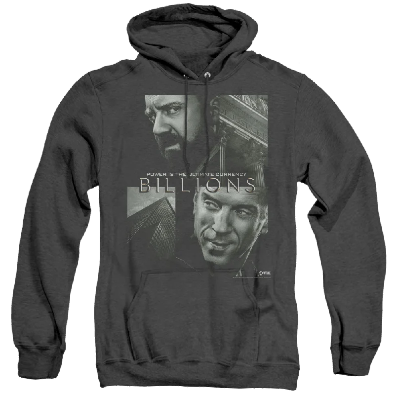 Billions Currency Poster - Heather Pullover Hoodie