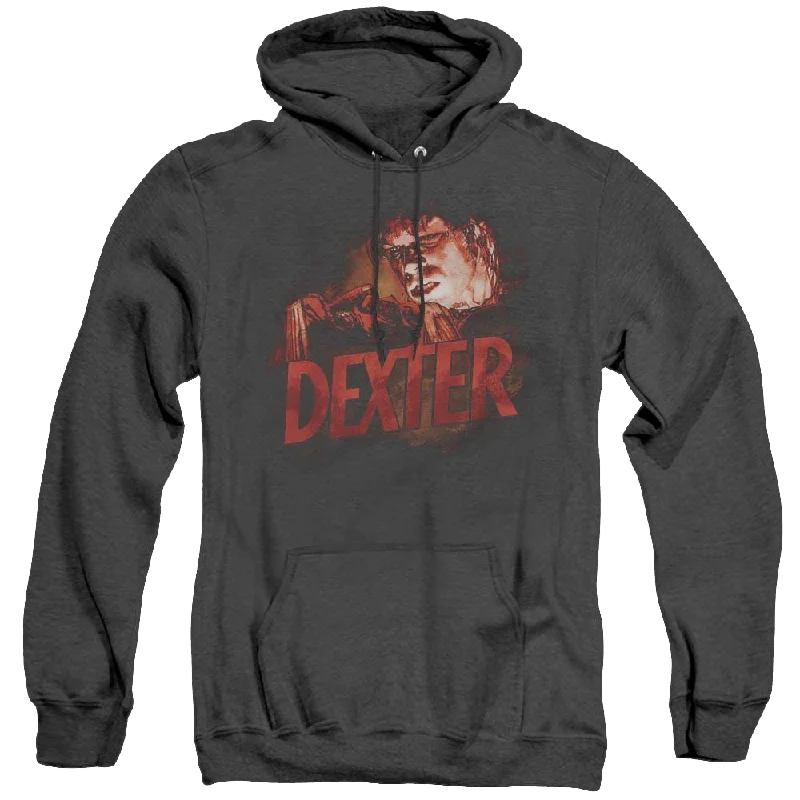 Dexter Drawing - Heather Pullover Hoodie