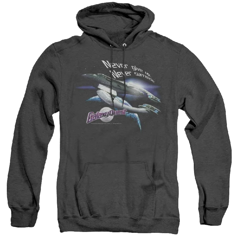 Galaxy Quest Never Surrender - Heather Pullover Hoodie