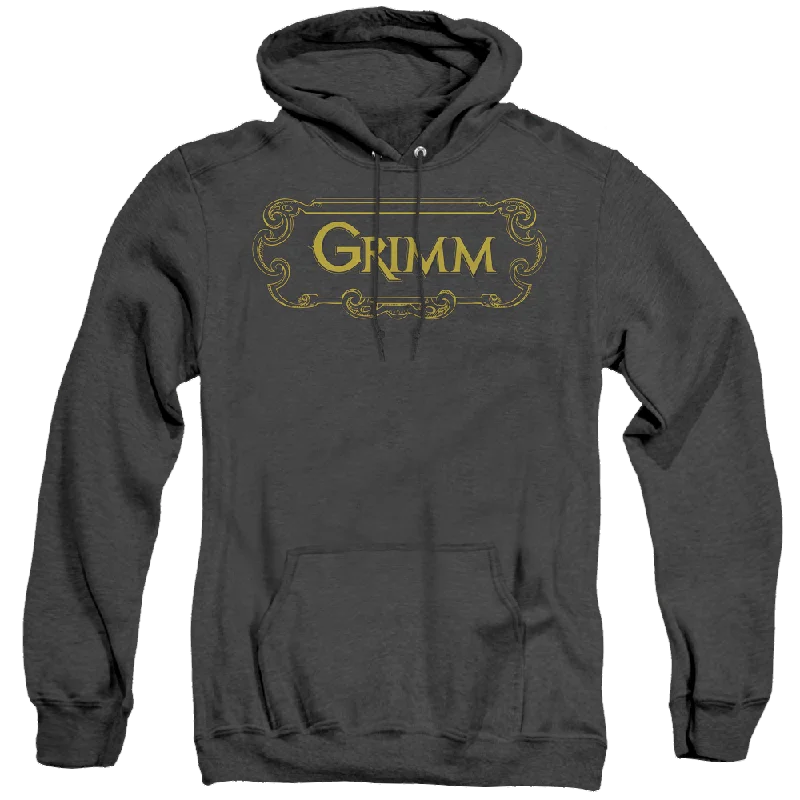 Grimm Plaque Logo - Heather Pullover Hoodie