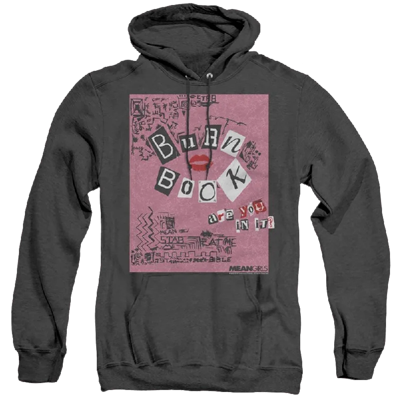 Mean Girls Burn Book - Heather Pullover Hoodie