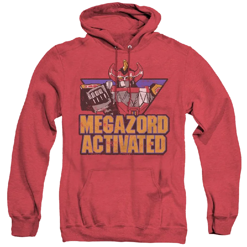 Mighty Morphin Power Rangers Megazord Activated - Heather Pullover Hoodie