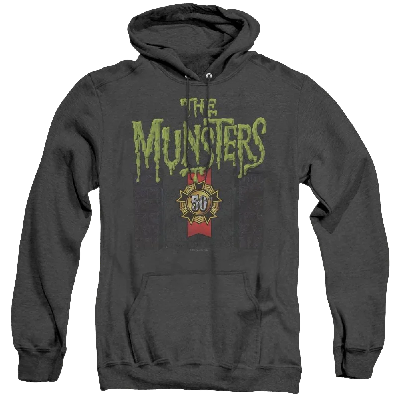 Munsters, The 50 Year Logo - Heather Pullover Hoodie