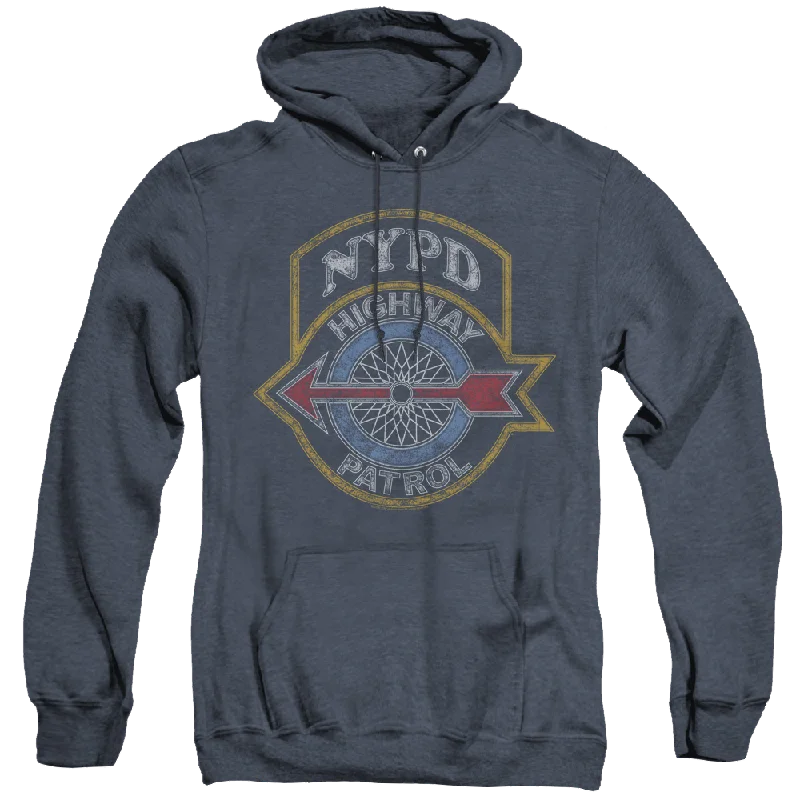 Nyc Highway Patrol - Heather Pullover Hoodie