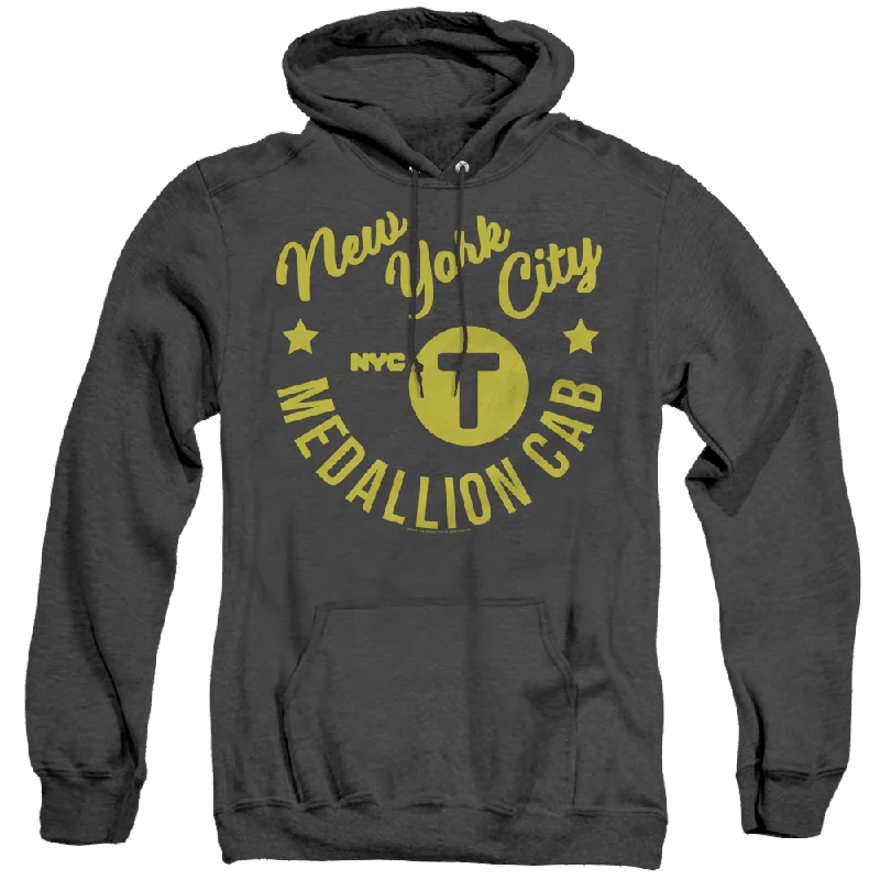 Nyc Nyc Hipster Taxi Tee - Heather Pullover Hoodie