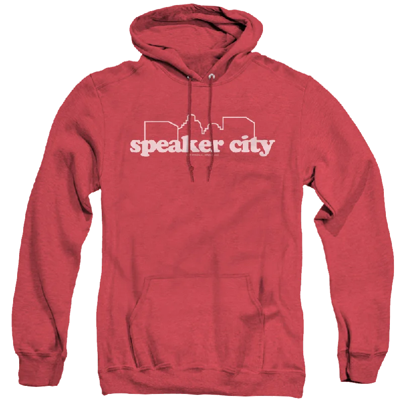 Old School Speaker City Logo - Heather Pullover Hoodie