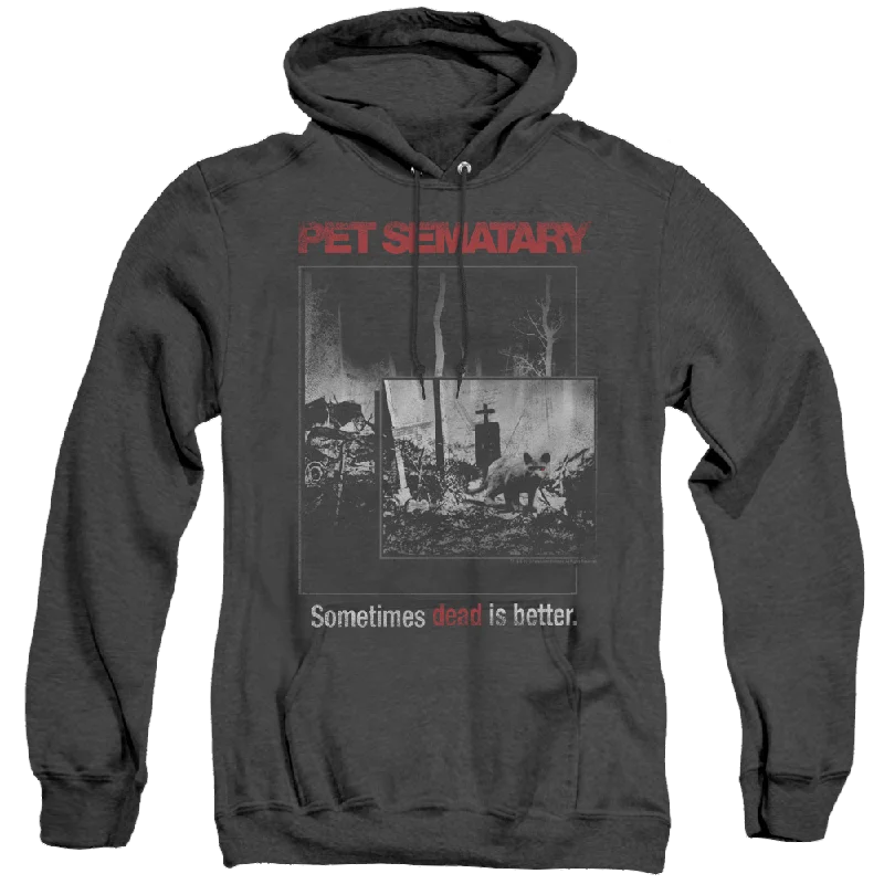 Pet Sematary Cat Poster - Heather Pullover Hoodie