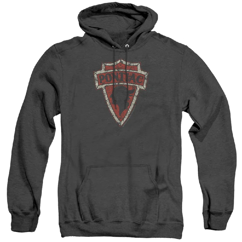 Pontiac Early Pontiac Arrowhead - Heather Pullover Hoodie