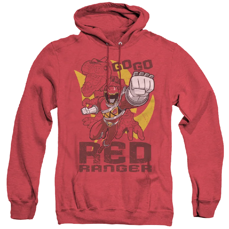 Power Rangers Dino Charge Go Red - Heather Pullover Hoodie