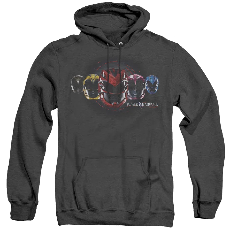 Power Rangers Movie Head Group - Heather Pullover Hoodie