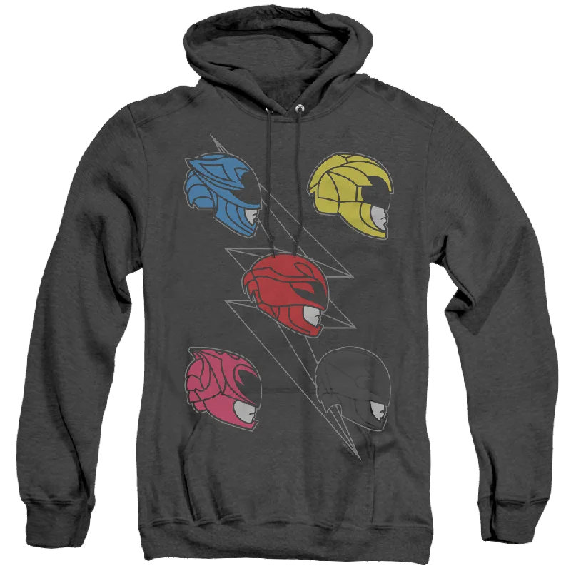 Power Rangers Movie Line Helmets - Heather Pullover Hoodie