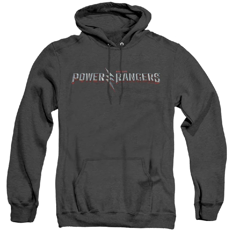 Power Rangers Movie Movie Logo - Heather Pullover Hoodie