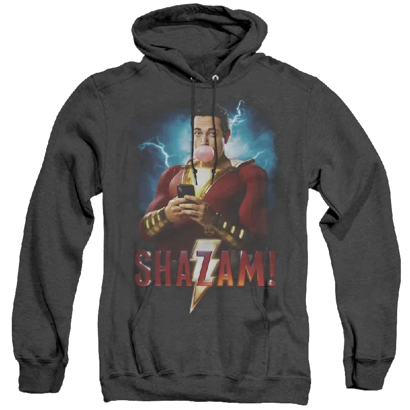 Shazam Movie Blowing Up - Heather Pullover Hoodie