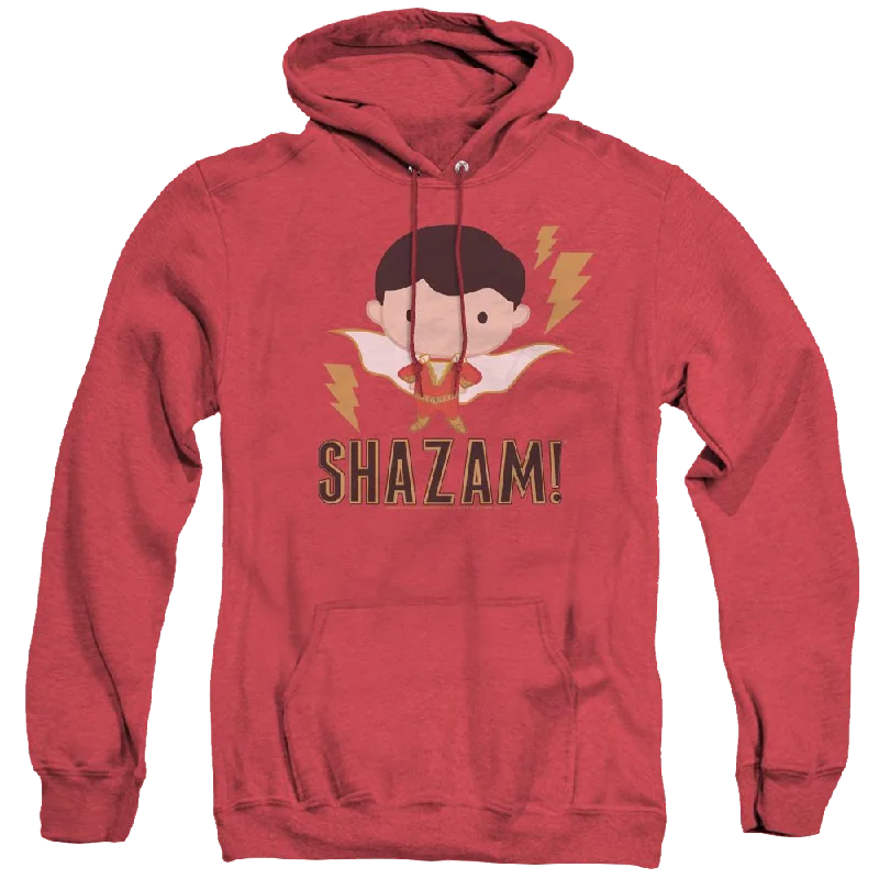 Shazam Movie Shazam Chibi - Heather Pullover Hoodie