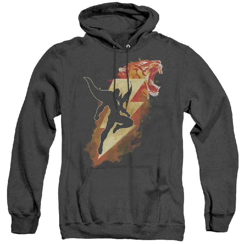 Shazam Movie Tiger Bolt - Heather Pullover Hoodie