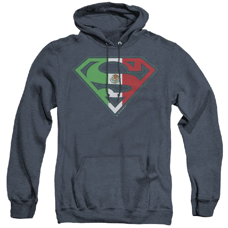 Superman Mexican Shield - Heather Pullover Hoodie