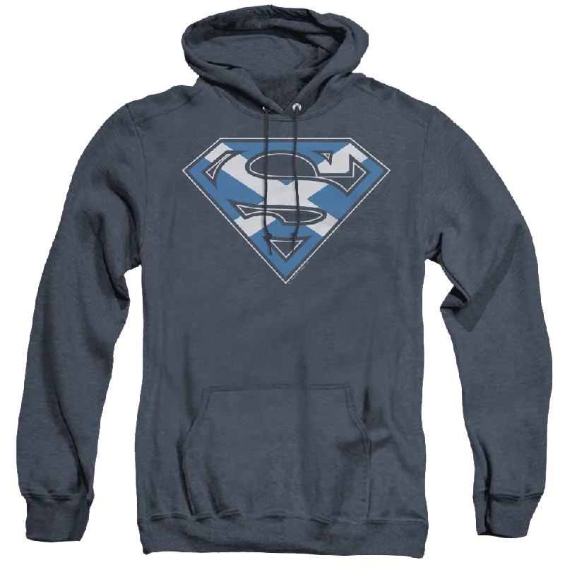 Superman Scottish Shield - Heather Pullover Hoodie