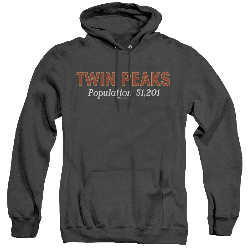 Twin Peaks Population - Heather Pullover Hoodie