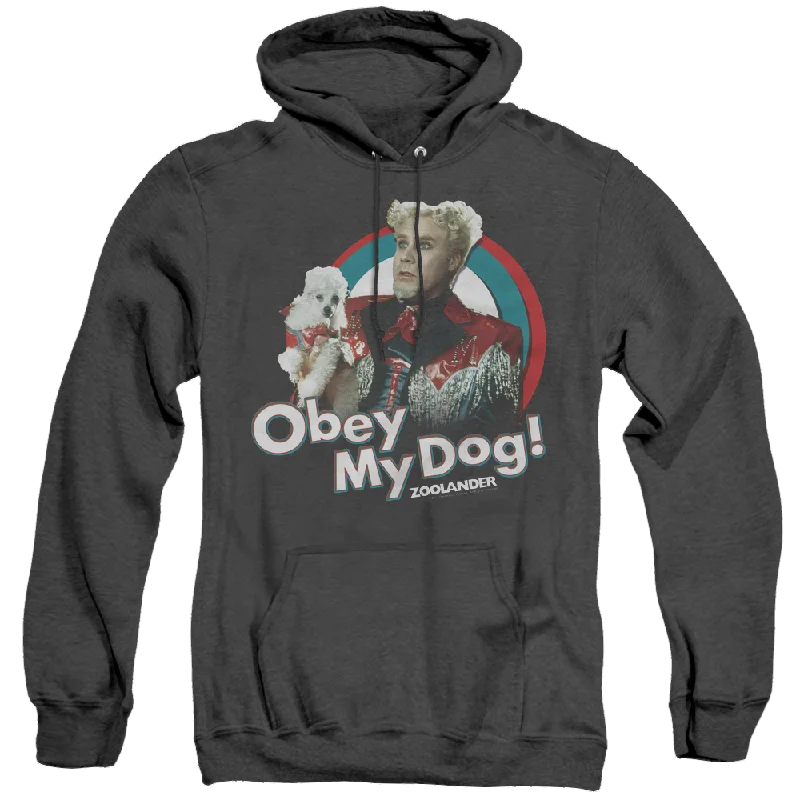 Zoolander Obey My Dog - Heather Pullover Hoodie