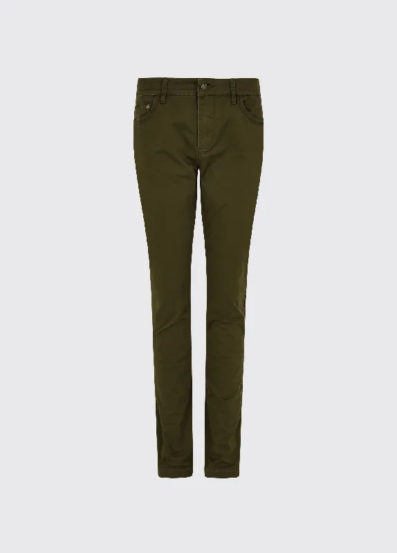 Sallybrook Trousers - Olive Trousers chic elegant