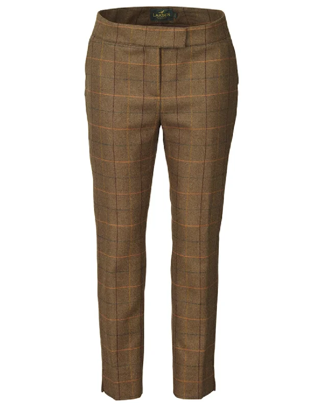 Laksen Cara Tweed Trousers Trousers Seasonal Trendy
