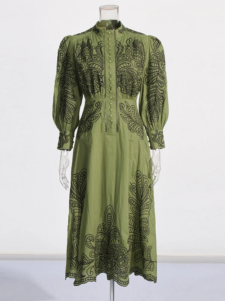 Embroidery Elegant Dress