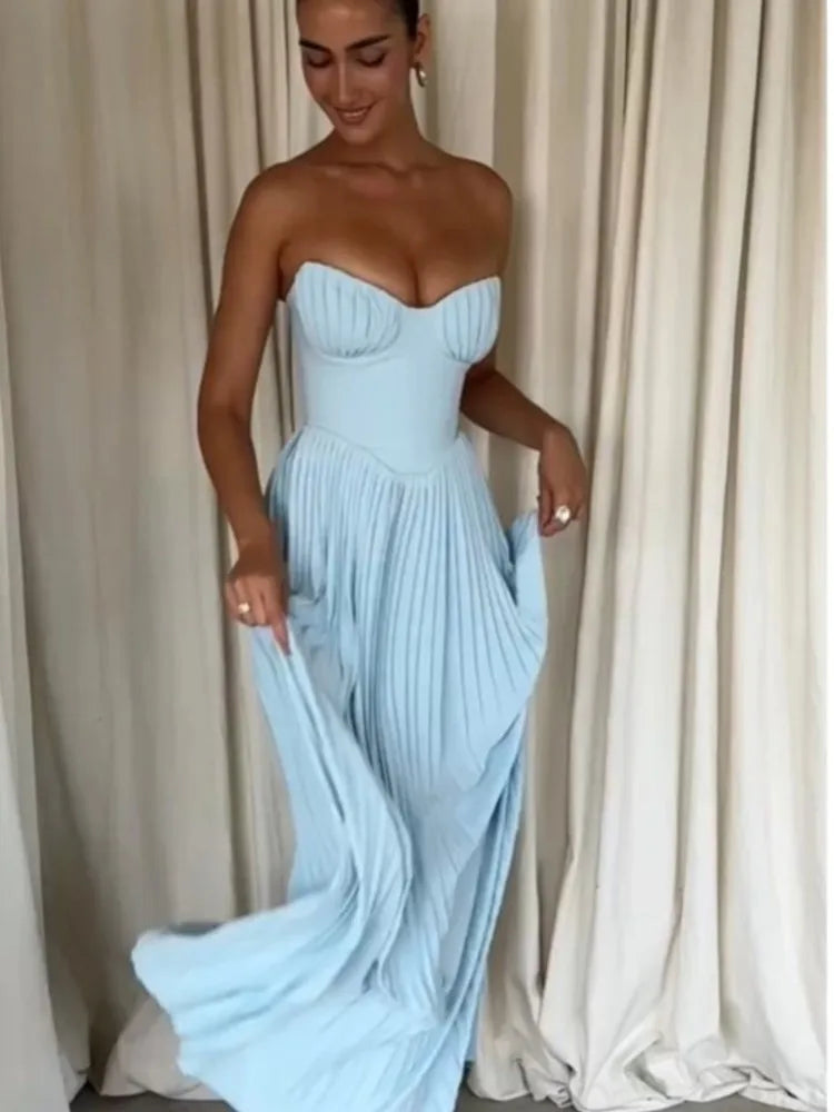 Susana Strapless Hem A-Line Dress