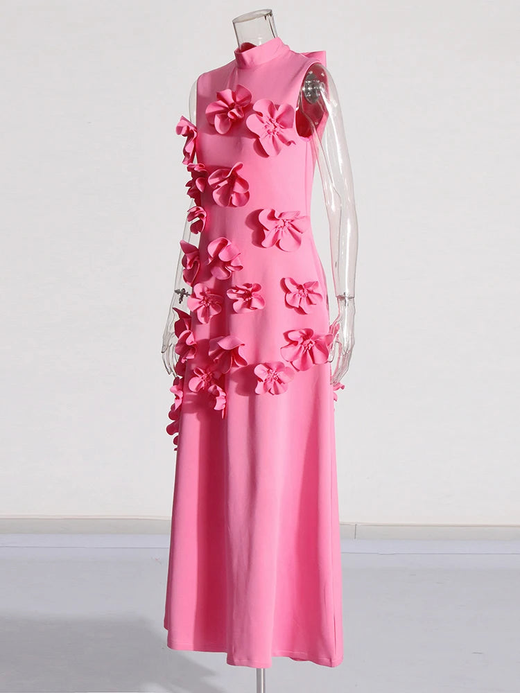 Spliced Appliques Elegant Dresses
